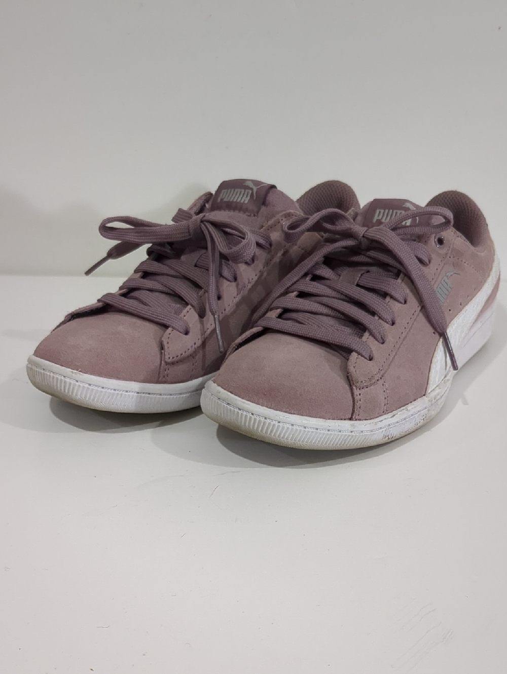 Puma Women's Suede Sneakers in Mauve